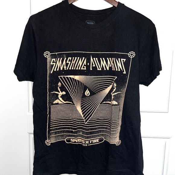 Smashing Pumpkins Black T-shirt, Medium, Spirits on Fire Tour - Picture 1 of 3